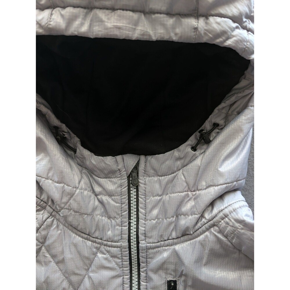Smartwool Women’s XL Gray Merino Wool Insulated Hooded Full Zip Jacket - Picture 3 of 11